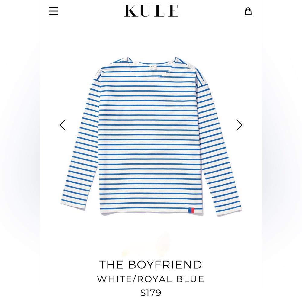 KULE THE BOYFRIEND long sleeve tee